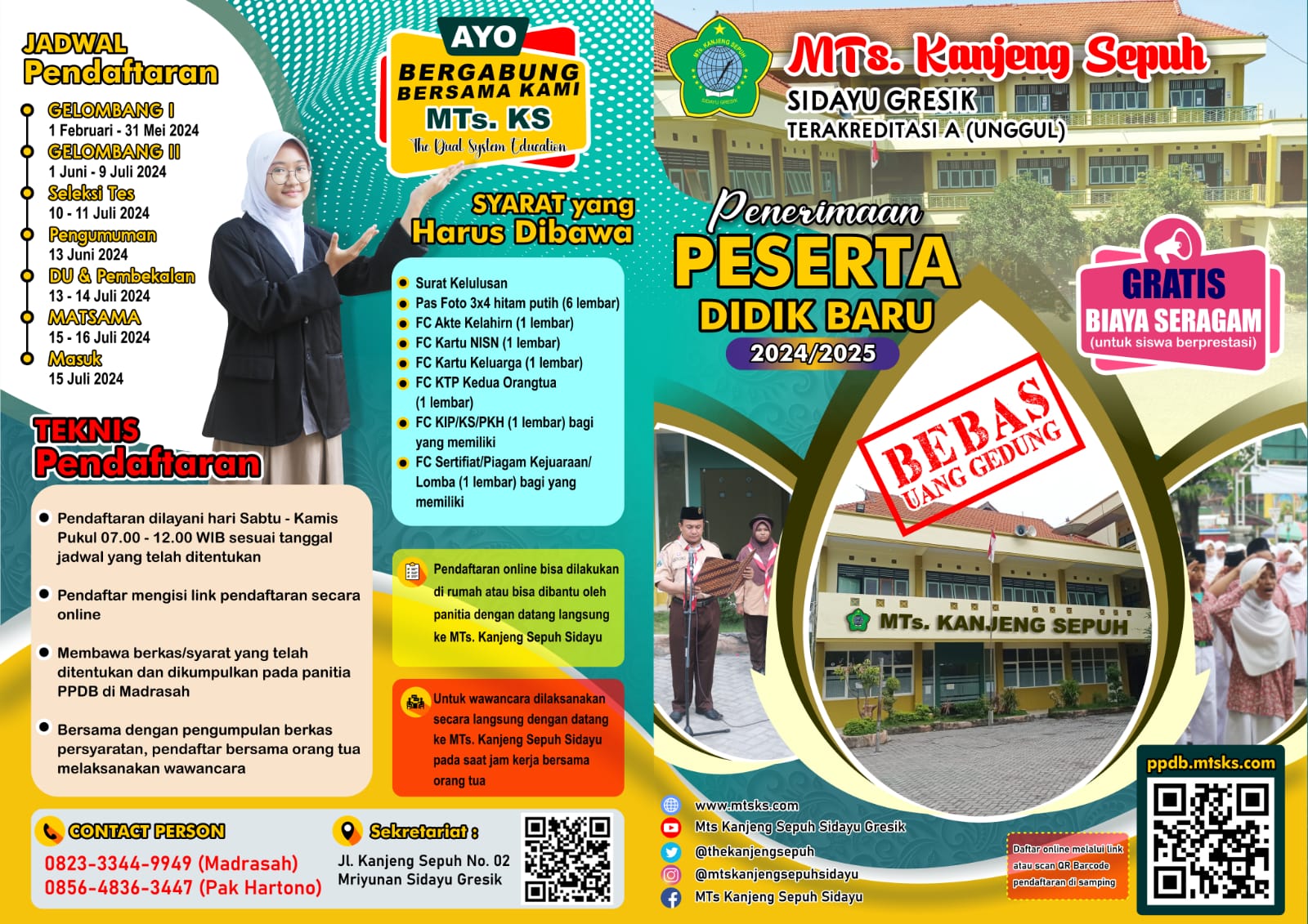 BROSUR PENDAFTARAN PESERTA DIDIK BARU